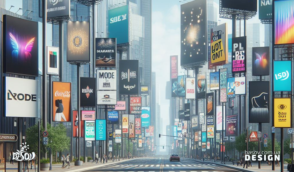 Дизайн зовнішньої реклами, білборд, сіталайт, штендер